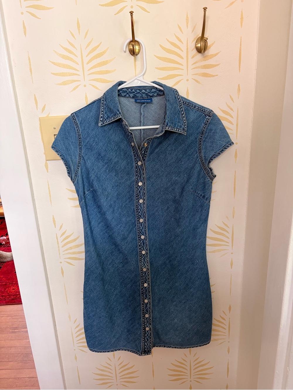 Vintage y2k denim mini dress - Express